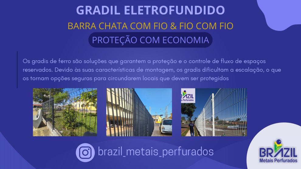 GRADIS ELETROFUNDIDOS